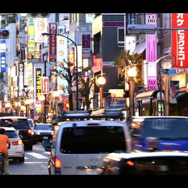 活気ある新大久保のコリアンタウン