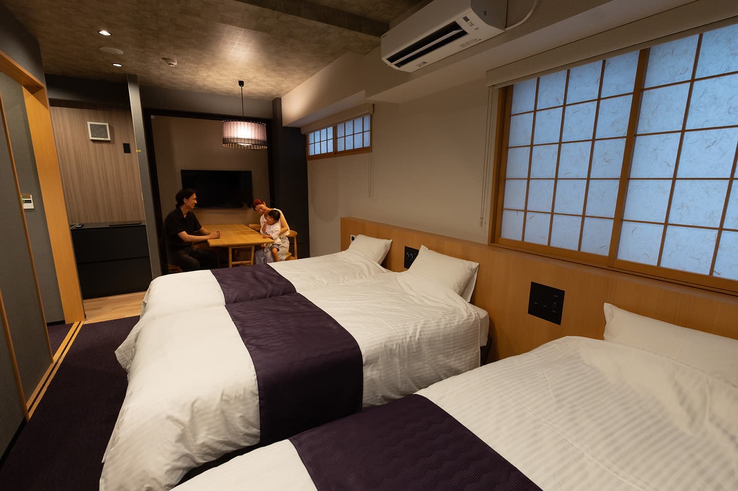 グループ旅行に最適なファミリールーム