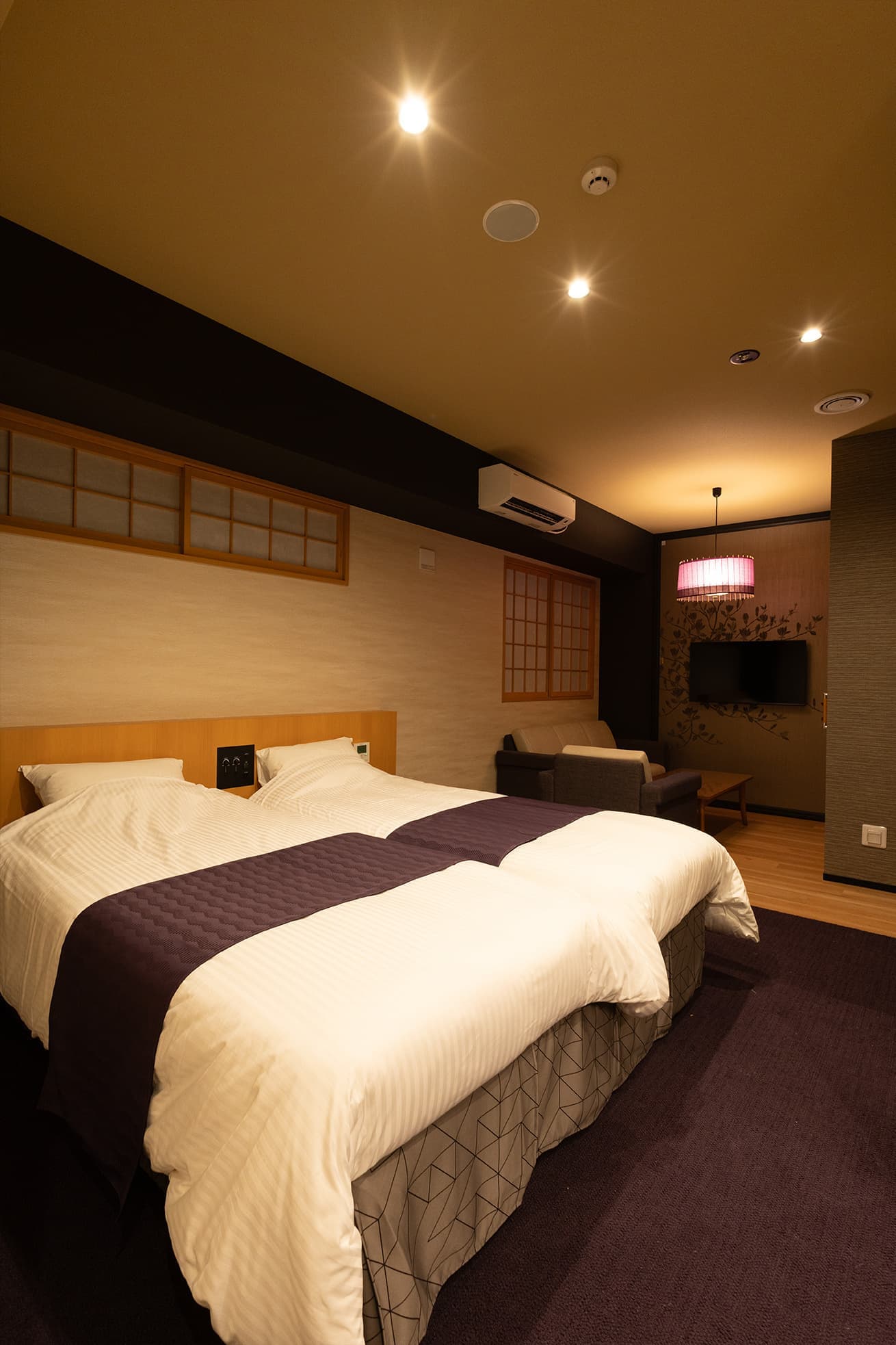 102号室 デラックスダブルルームのシャワールーム